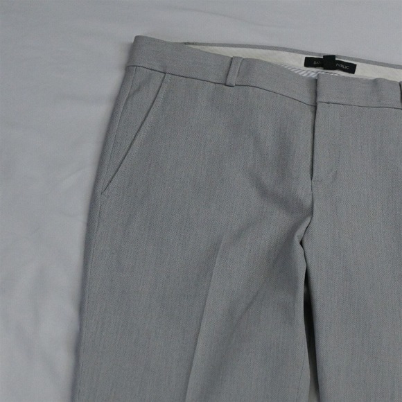Banana Republic 6 Gray Heather Ryan Straight StretDress‎ Pants - Picture 2 of 7